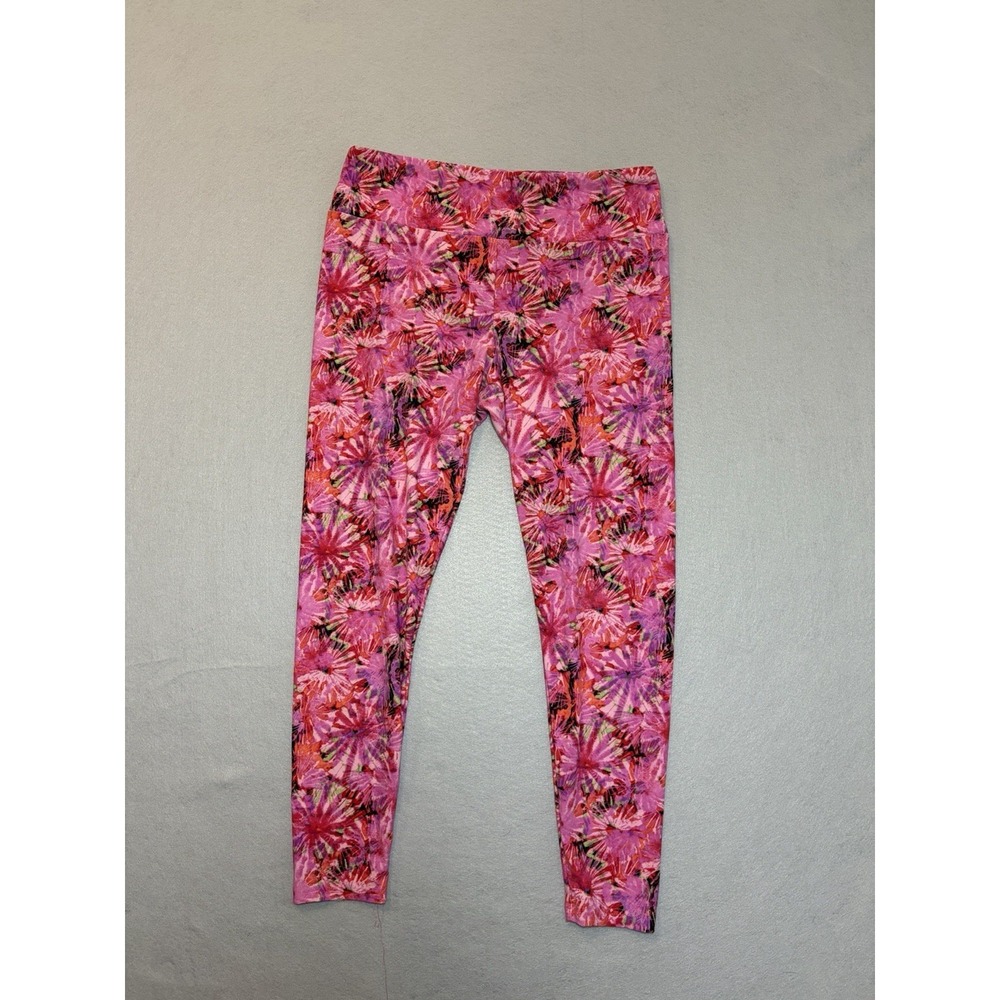 No Boundaries Womens XXL Pink Tie-Dye Leggings Stretch High Rise